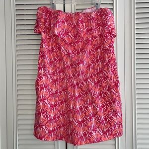 Vineyard Vines Pink/Orange Shell Romper